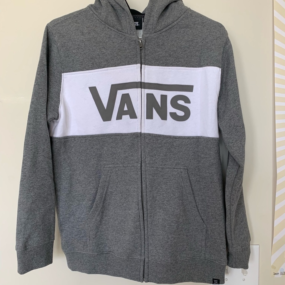 Vans zip up sweater